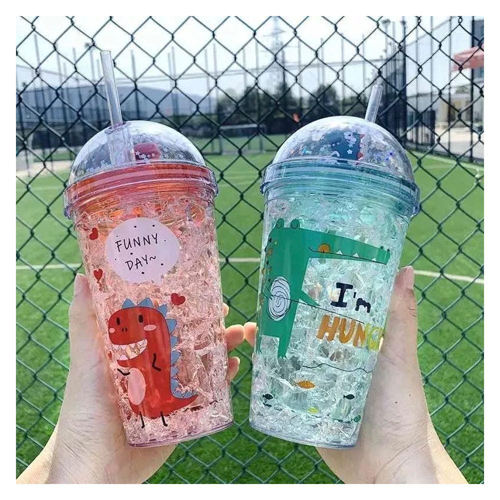 Vaso Dinosaurio Led Para Niños Taza Animada-2