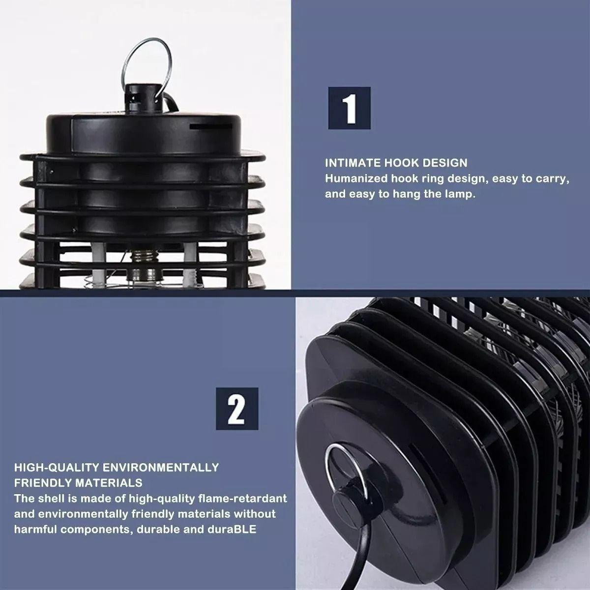 Set X2 Lampara Mata Zancudos Lampara Anti Mosquitos -2