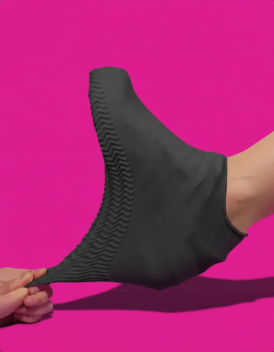 Cubre Calzado Impermeables Para Lluvia Elasticos Zapatos-3