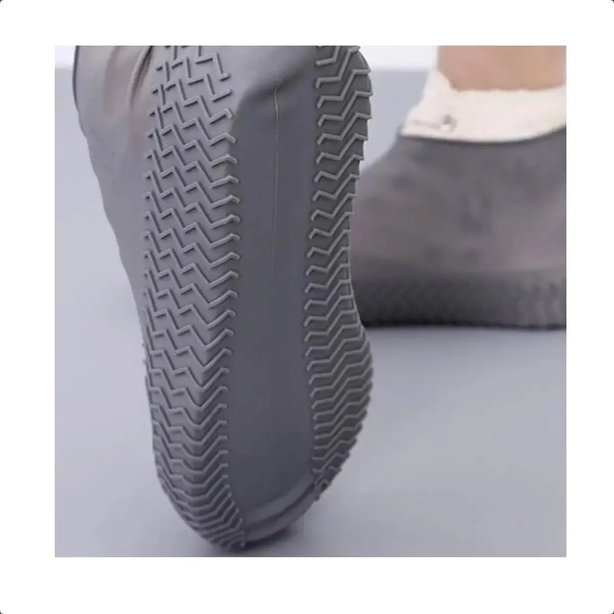 Cubre Calzado Impermeables Para Lluvia Elasticos Zapatos-4