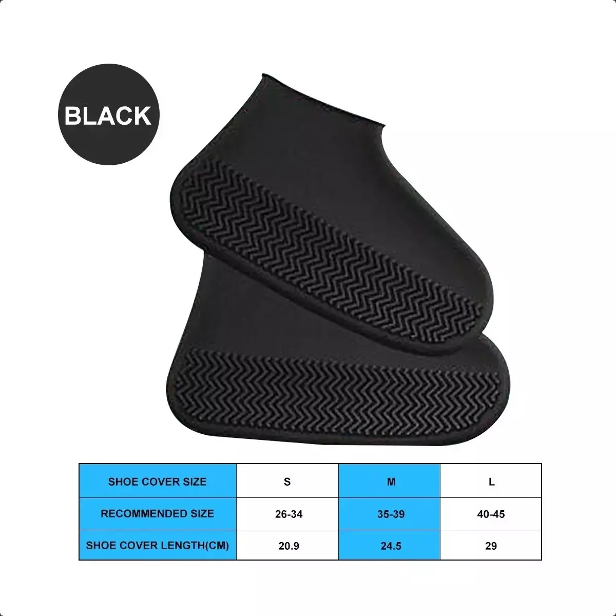 Cubre Calzado Impermeables Para Lluvia Elasticos Zapatos-5