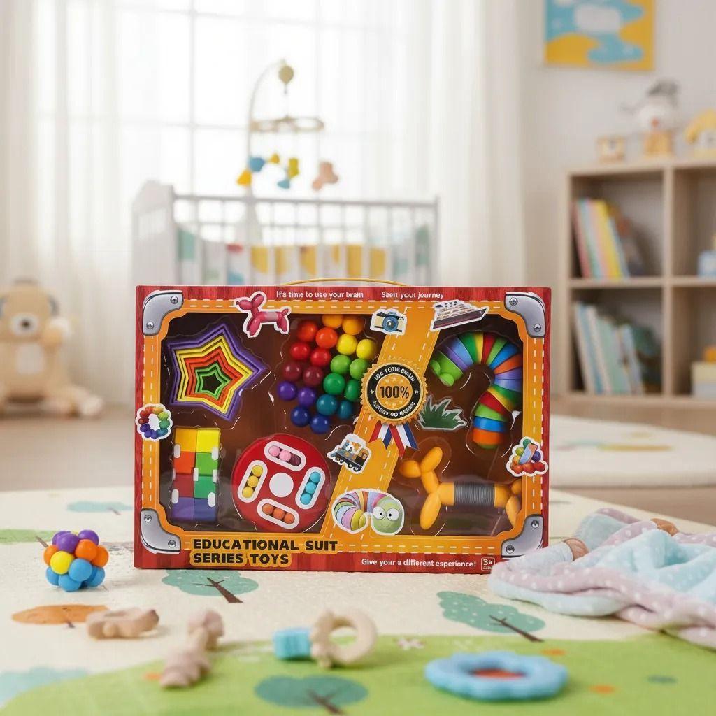 Kit/set Sensorial Antiestrés Didáctico 6 Piezas-3