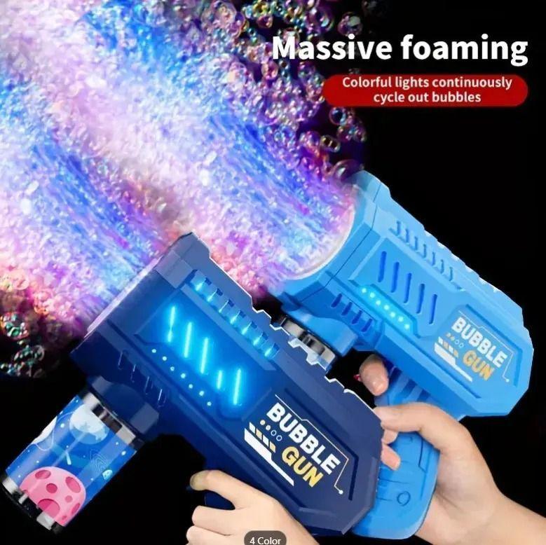 Juguete Pistola De Burbujas El ctrica Recargable Para Ni os-2