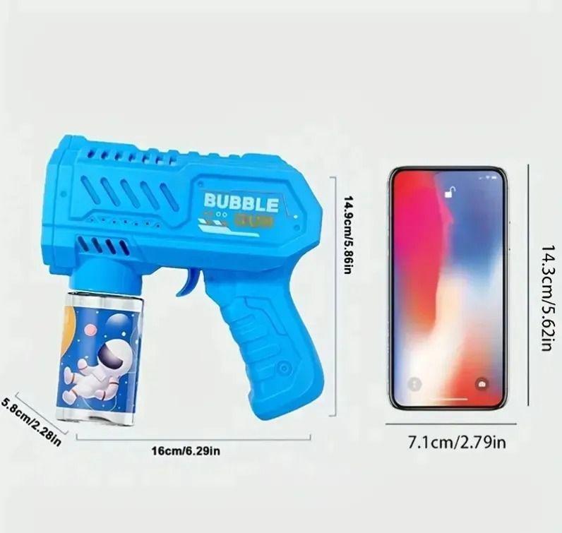 Juguete Pistola De Burbujas El ctrica Recargable Para Ni os-4