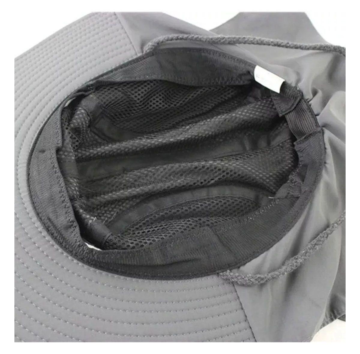 Sombrero De Verano Camping Pesca Boonie Gris-2