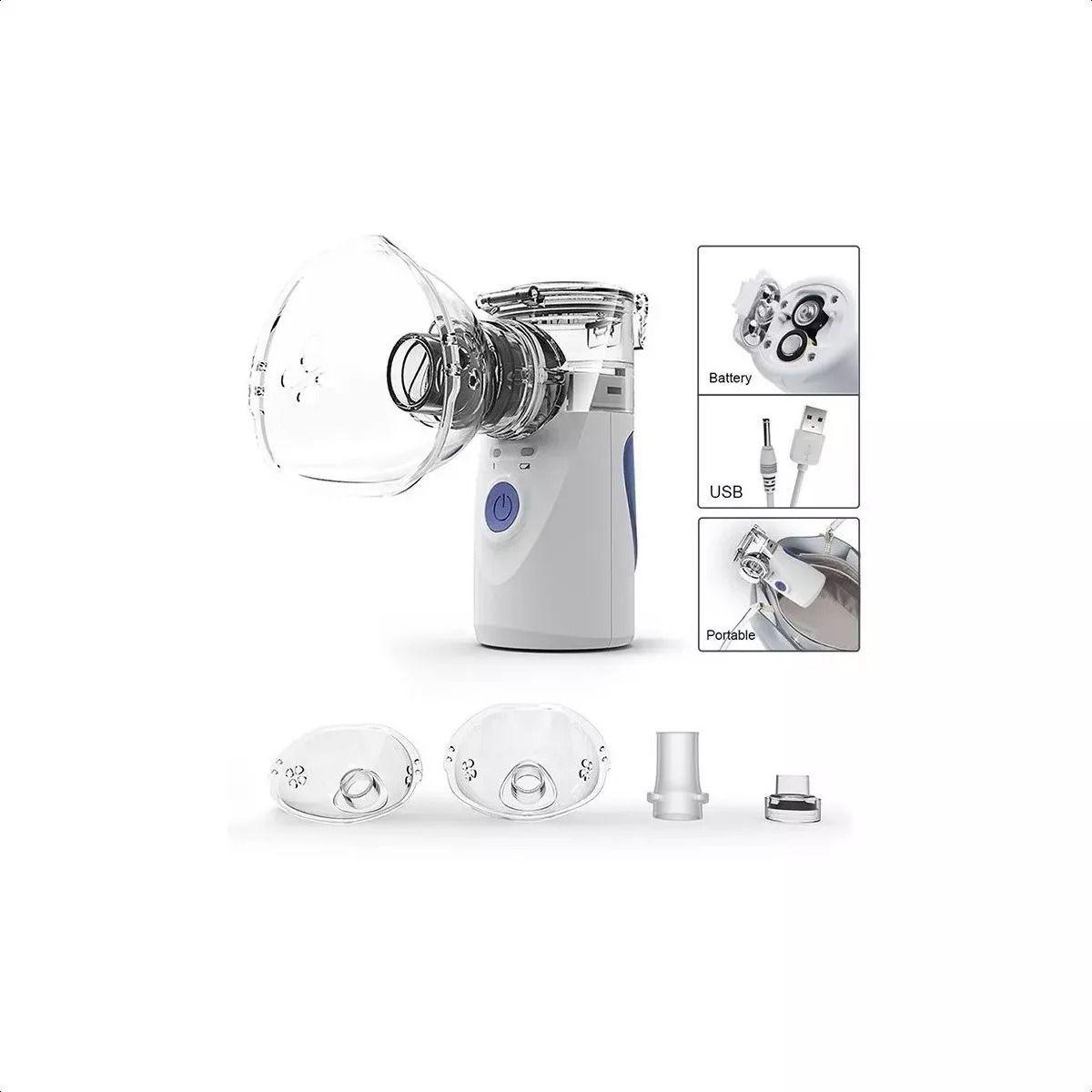 Nebulizador Portátil Adulto Y Niño Usb-3