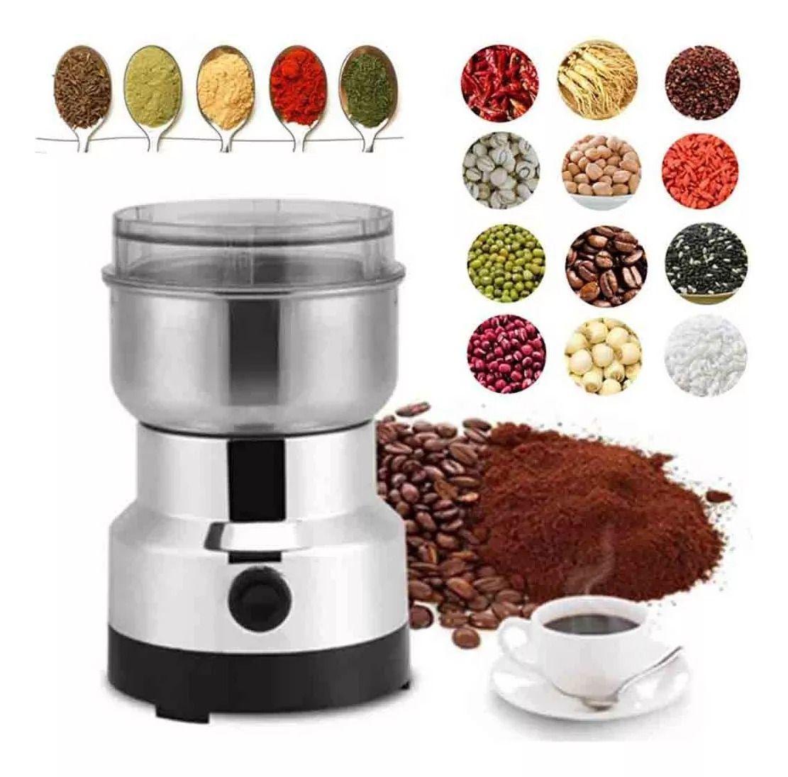 Cafetera Italiana Express 6 Tazas + Moledor Eléctrico Café-4