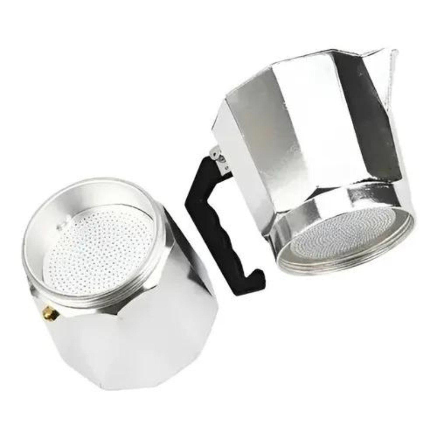 Cafetera Italiana Express 6 Tazas + Moledor Eléctrico Café-6