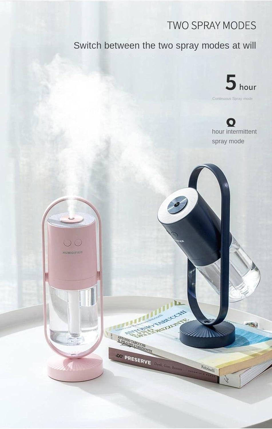 Humidificador Difusor Con Lámpara Proyección Para Casa Autos -2