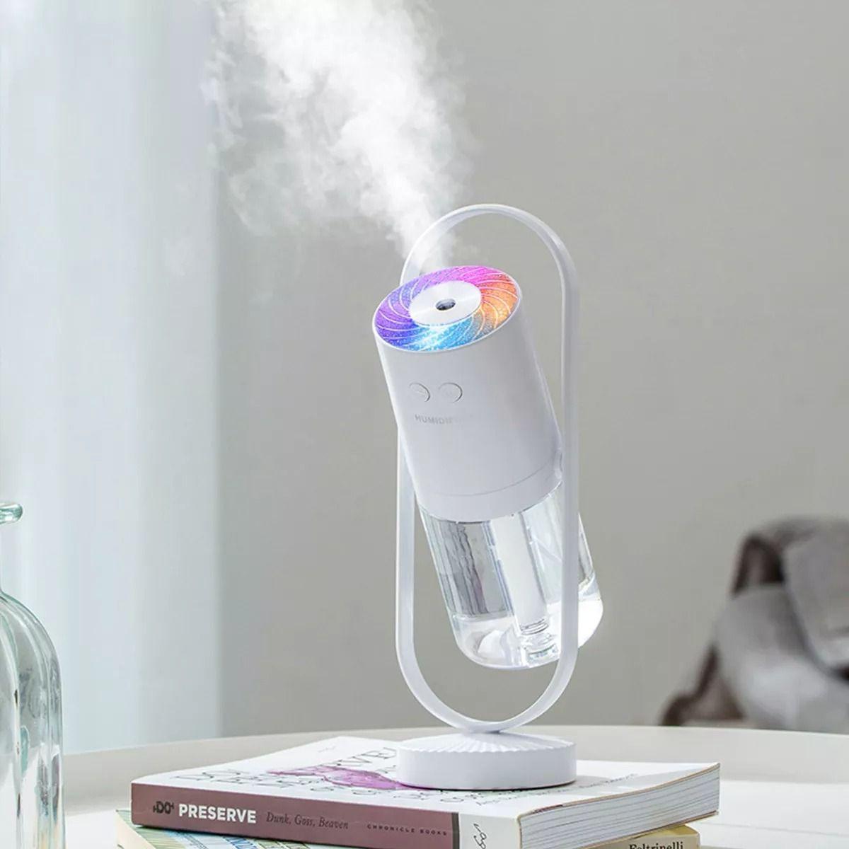 Humidificador Difusor Con Lámpara Proyección Para Casa Autos -6