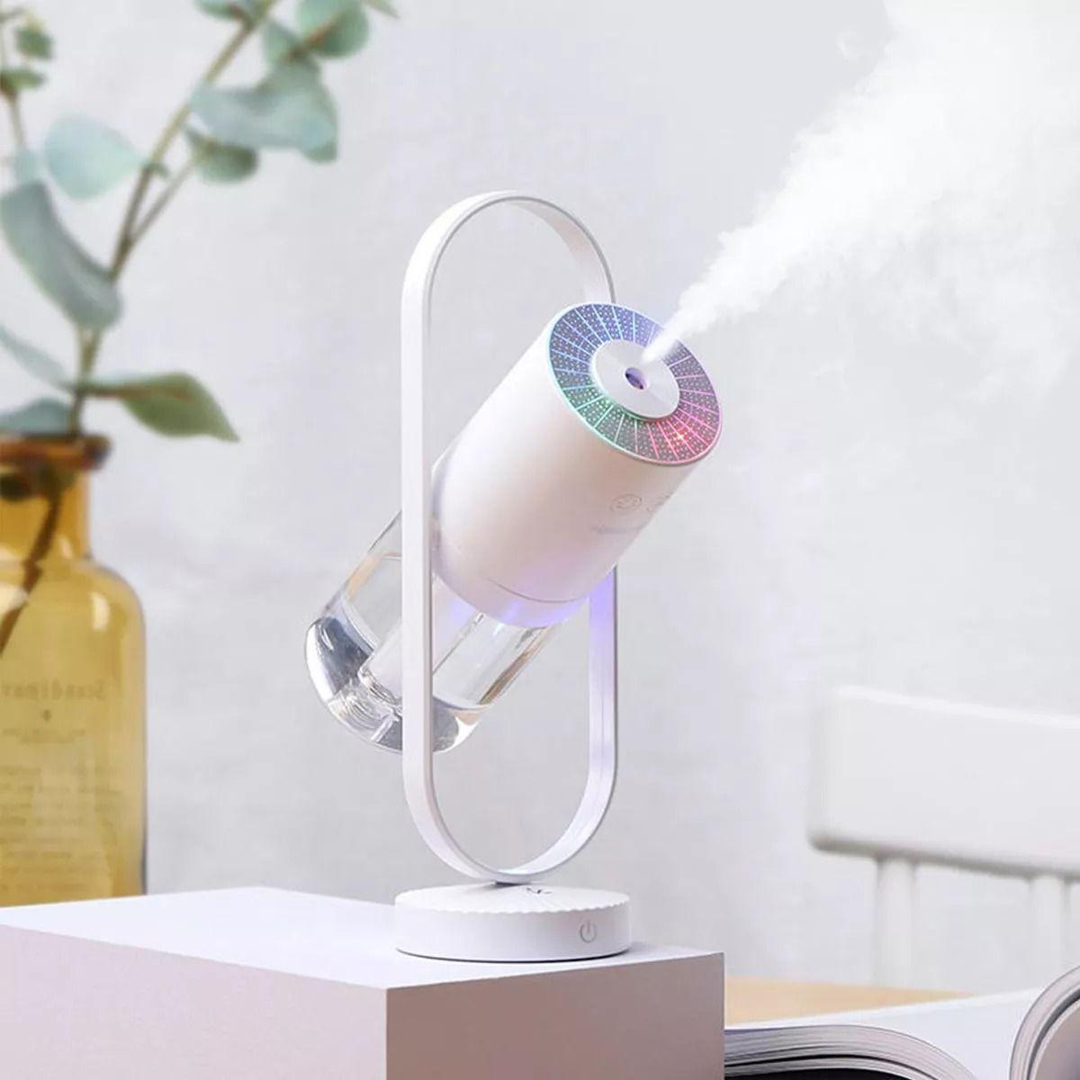 Humidificador Difusor Con Lámpara Proyección Para Casa Autos -7