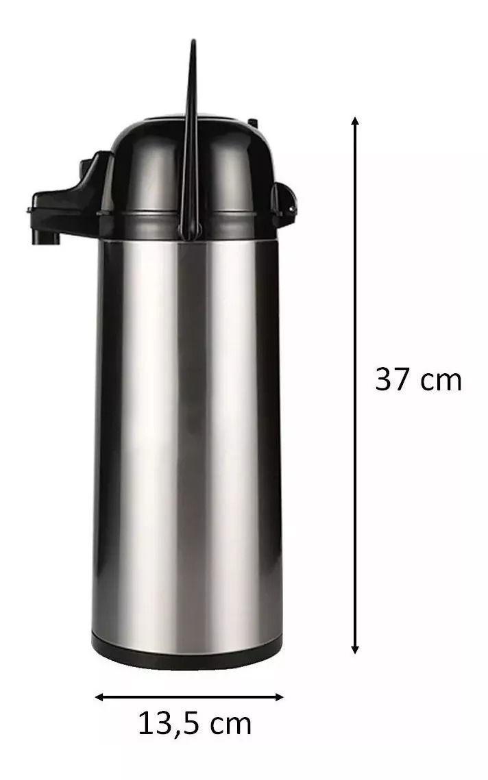 Termo Sifon 1.9lts Agua Caliente 12h Frío 24h Acero Vidrio.-2