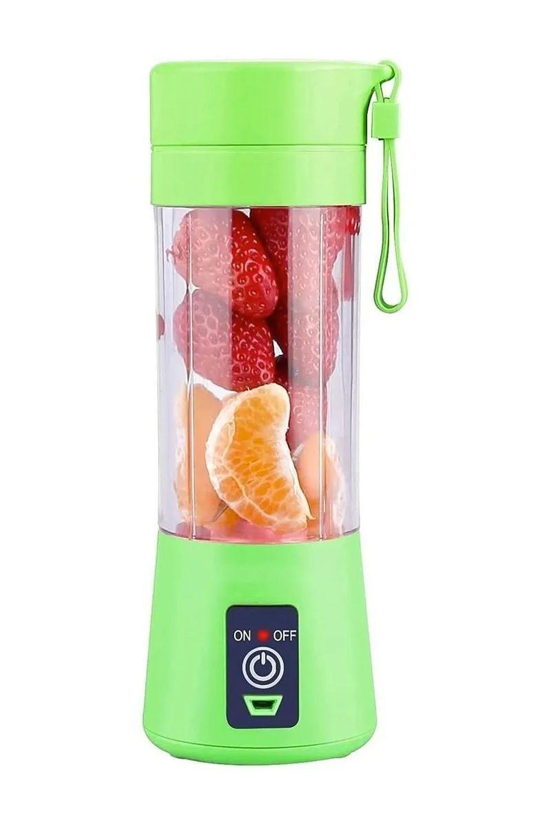 Juguera Batidora Licuadora Vaso Personal Portatil Recargable Verde-0