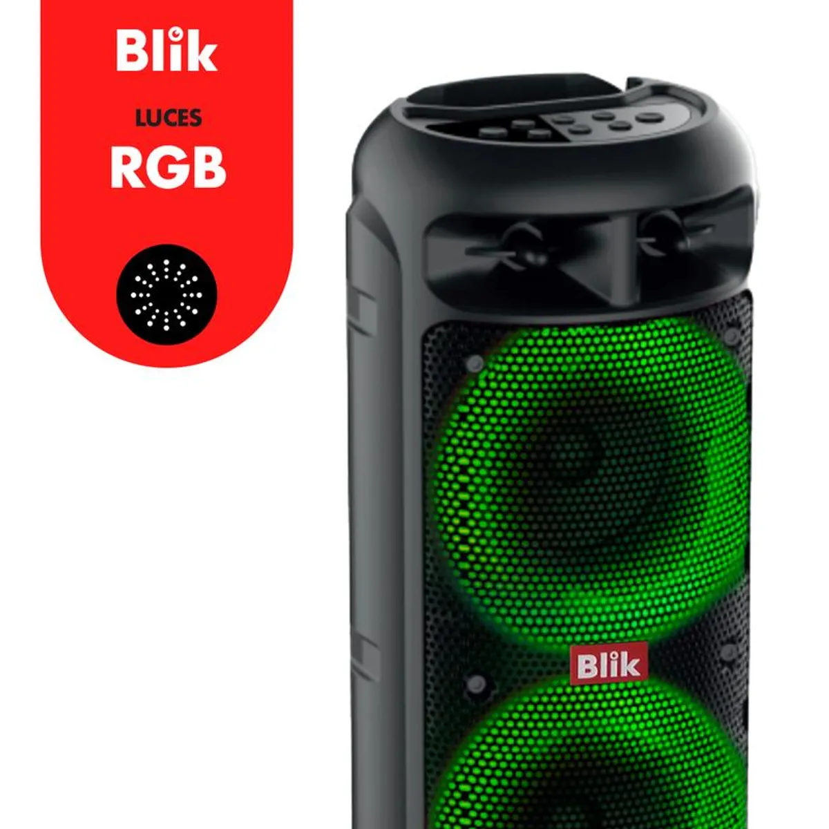 Parlante Bt Karaoke Blik Upsound 3 Cmicrof-7