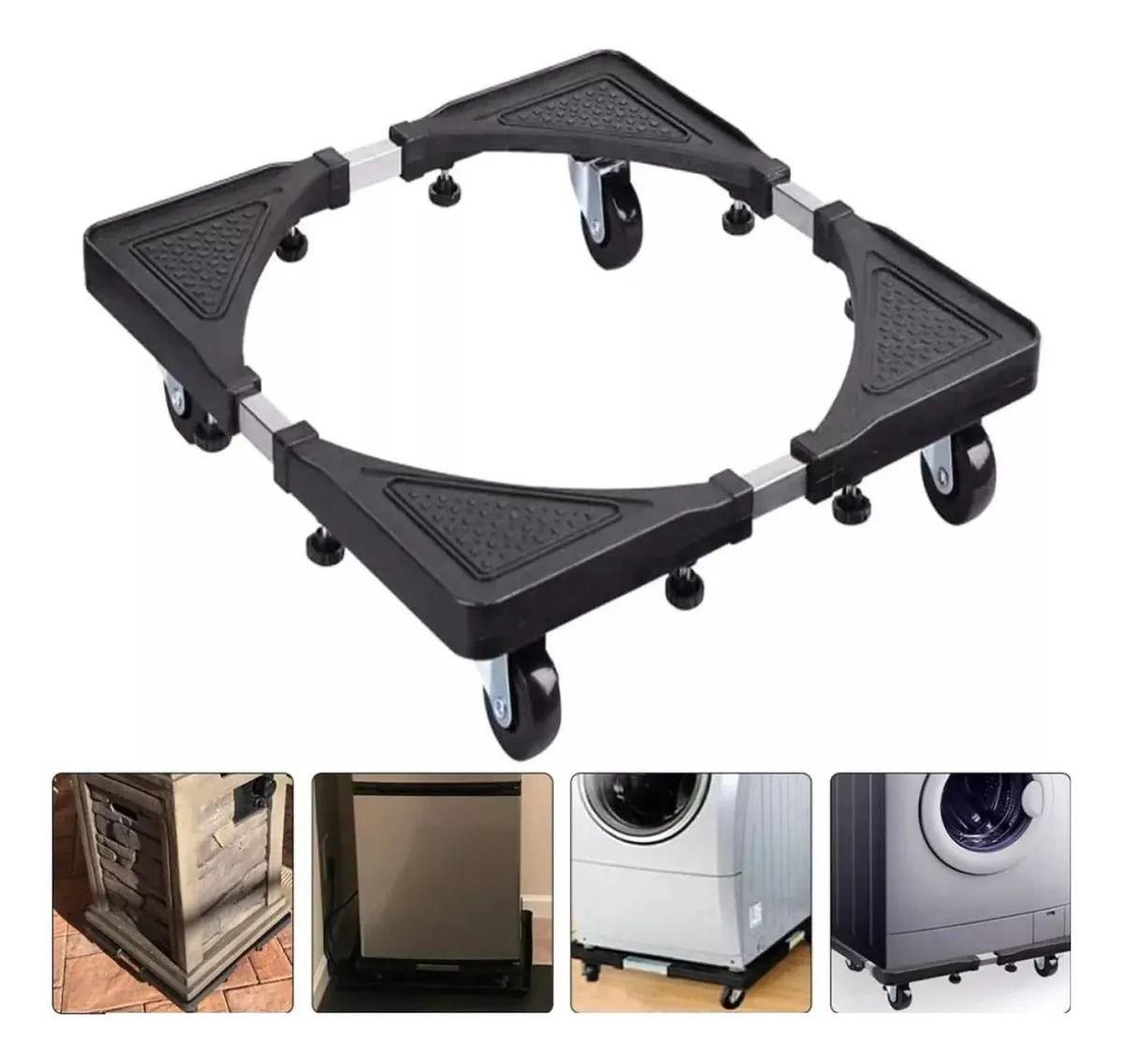 Base Ajustable Ruedas Cocina Refrigerador Lavadora Multiusos-3