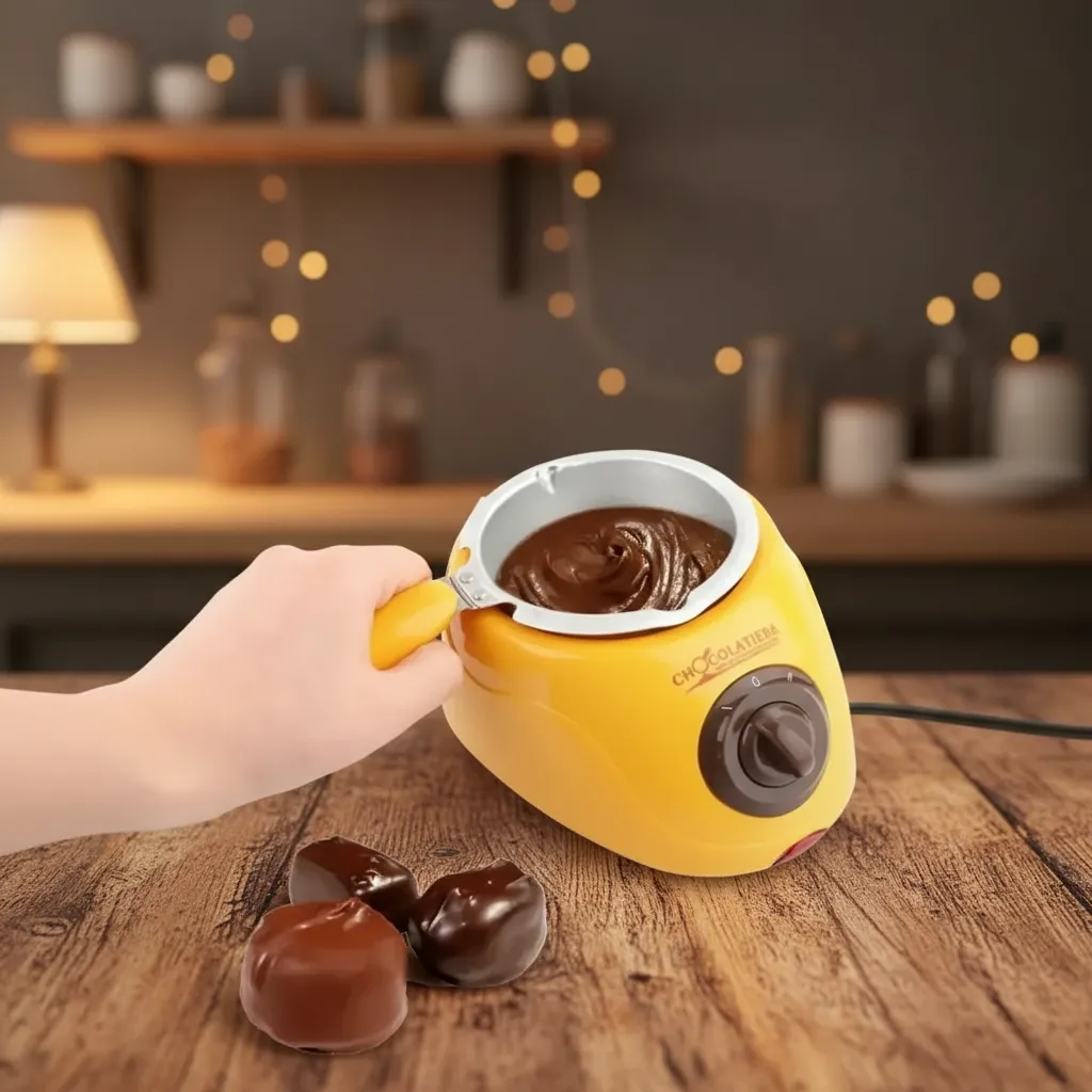 Maquina Para Derretir Chocolate Olla De Caramelo El ctrica-3