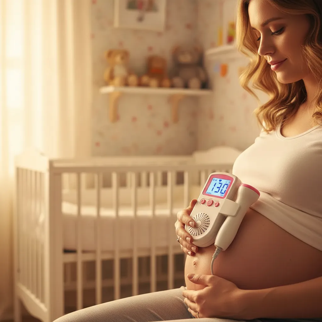 Monitor Fetal Doppler Latidos Fetales Corazón Bebé-3