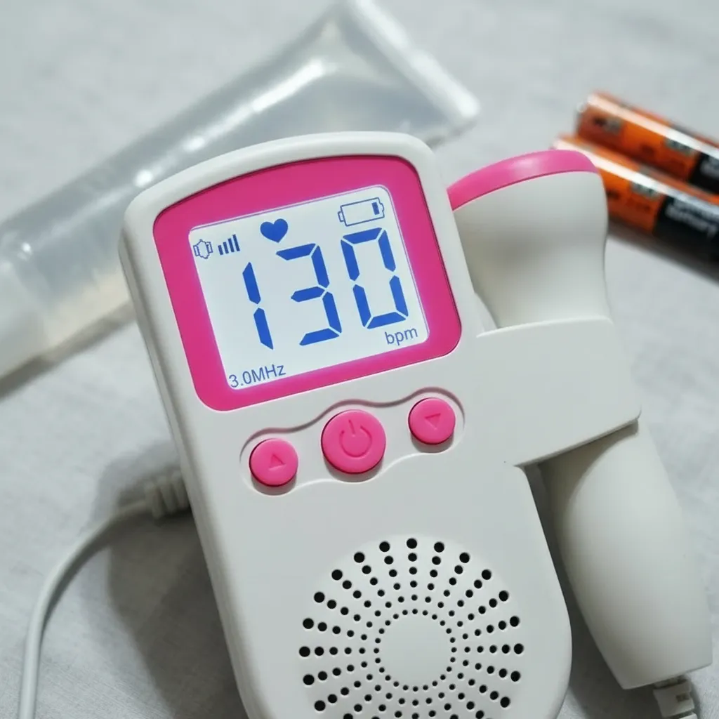 Monitor Fetal Doppler Latidos Fetales Corazón Bebé-6