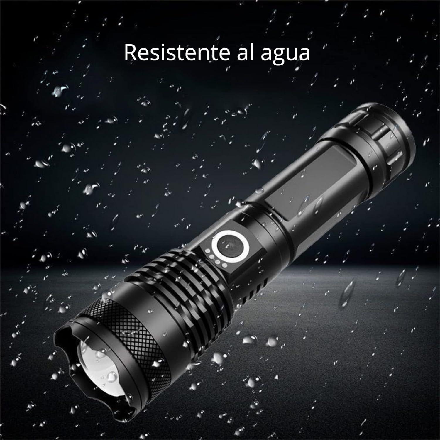 Potente Linterna Tactica Militar Usb P50 Linternas Camping-2