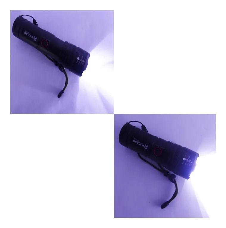 Linterna Led P70 Con Zoom E Indicador De Carga-2