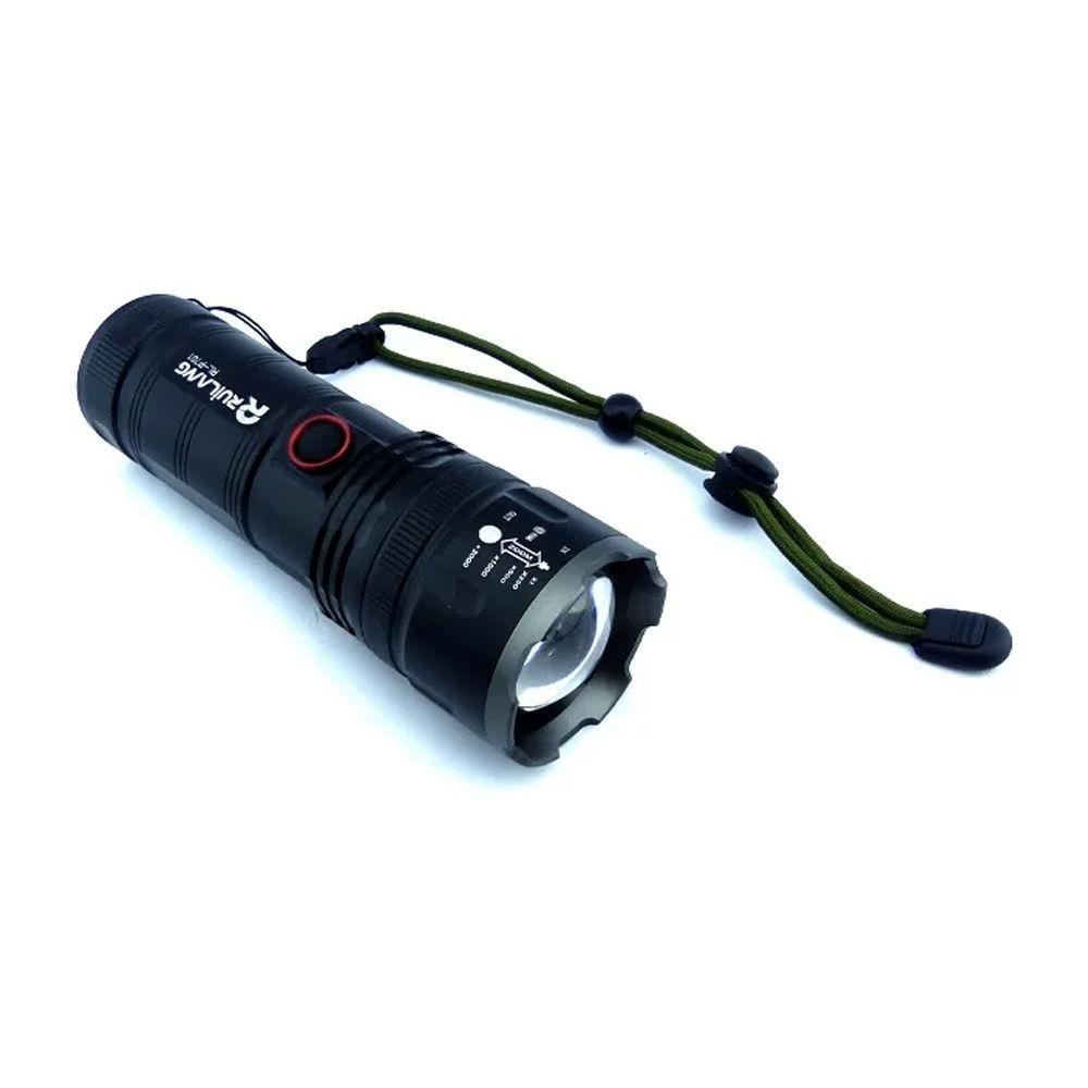 Linterna Led P70 Con Zoom E Indicador De Carga-3