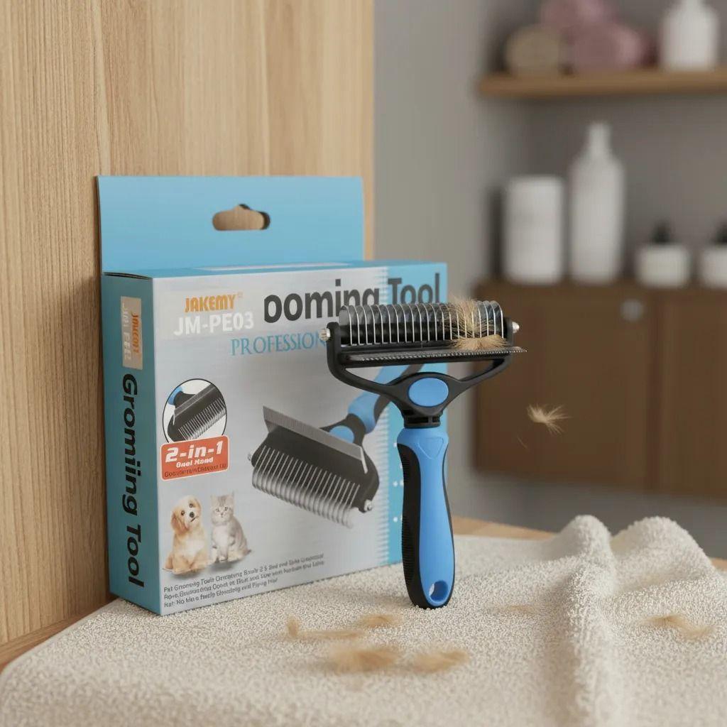 Cepillo 2 En 1 Perro Gato Peines-2
