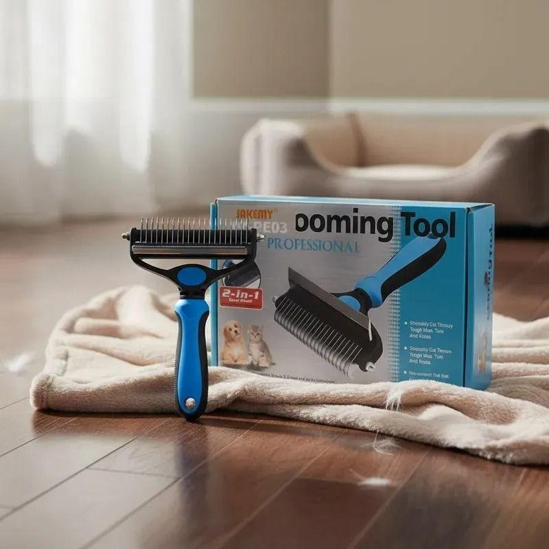 Cepillo 2 En 1 Perro Gato Peines-3