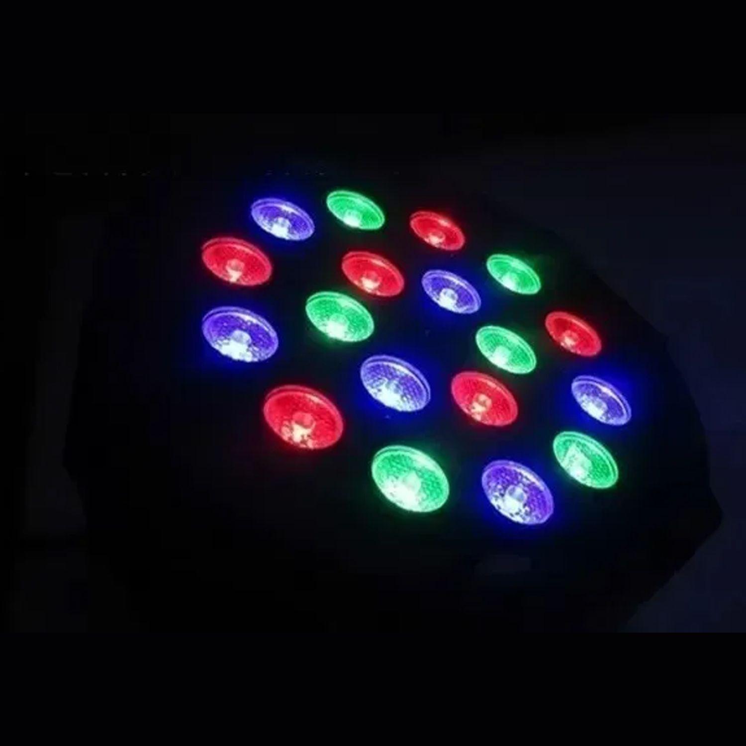 Proyector Led Rgb Dmx Luces Disco Luz Fiesta Rgb 1411-3