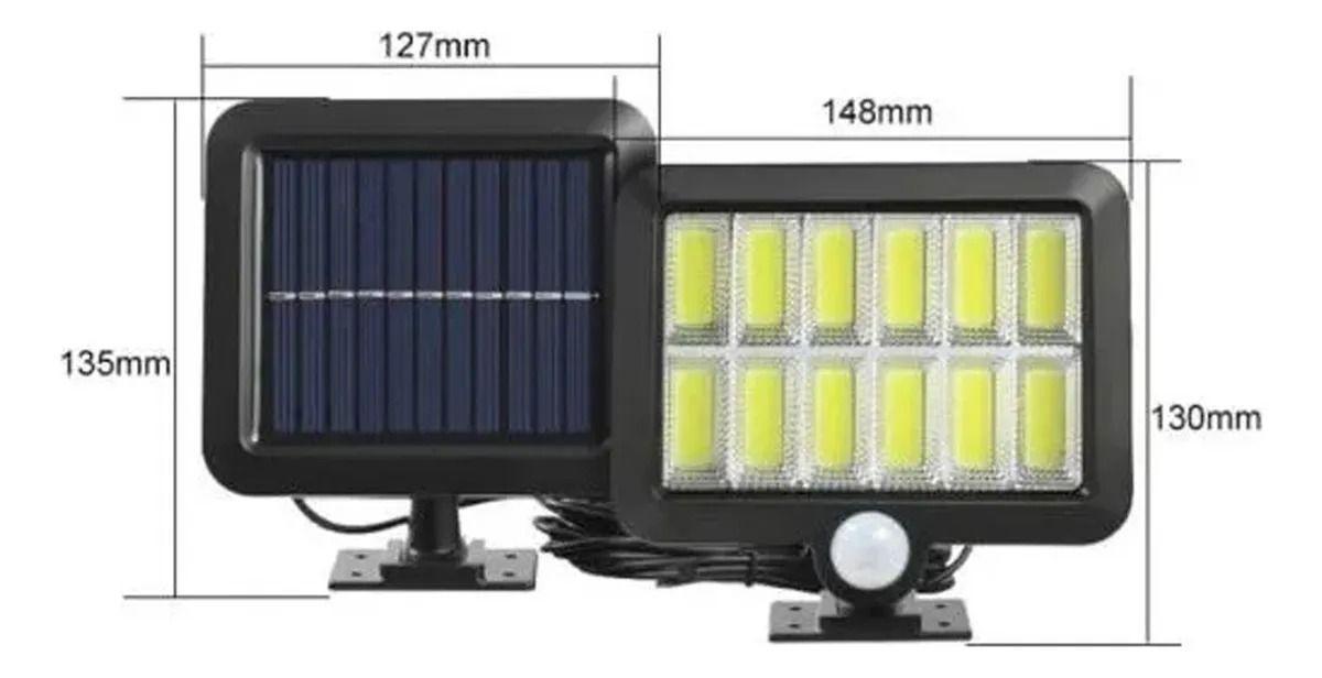 Pack X2 Foco Con Panel Solar-2