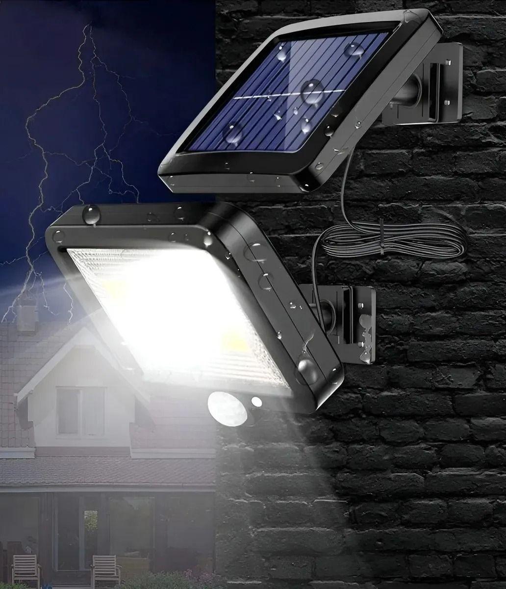 Pack X2 Foco Con Panel Solar-4