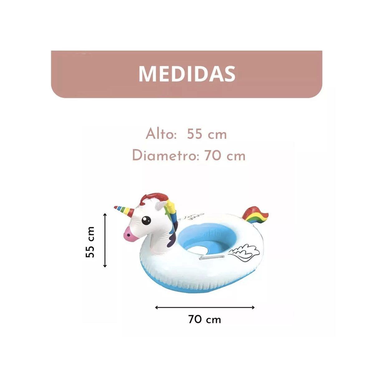 Flotador Unicornio Niños 70 X 55 Cm-3