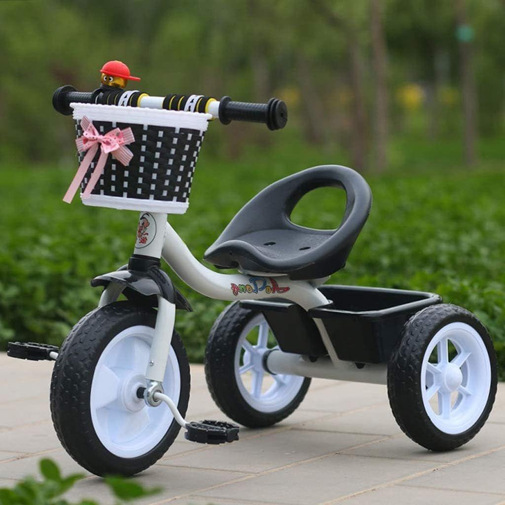 Triciclo Bicicleta Infantil Metálico Negro-2