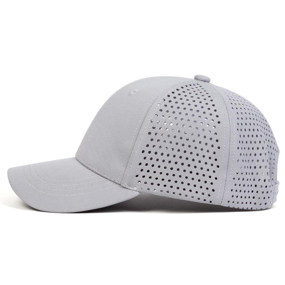 Gorras De Red De Béisbol Unisex Gris-3