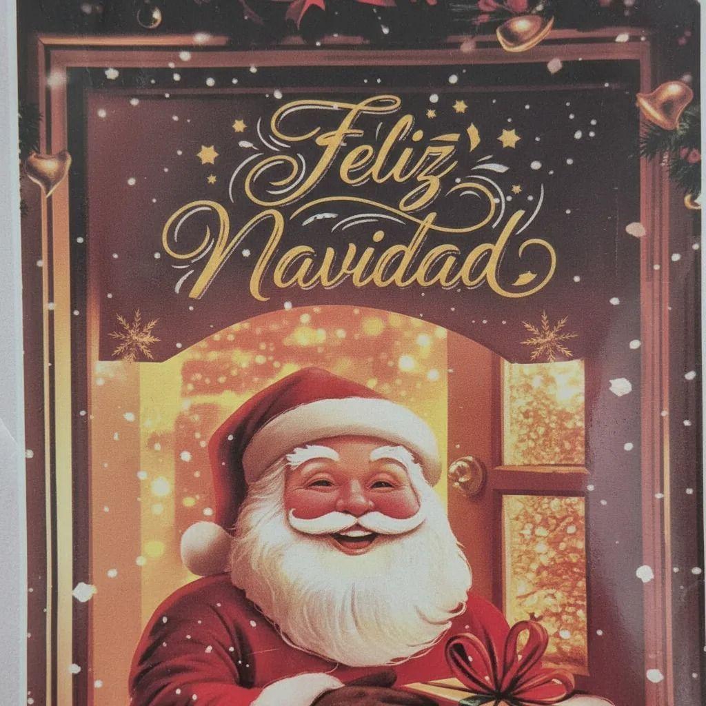 Funda Navidad Para Puerta Decoración Colores Surtidos-4