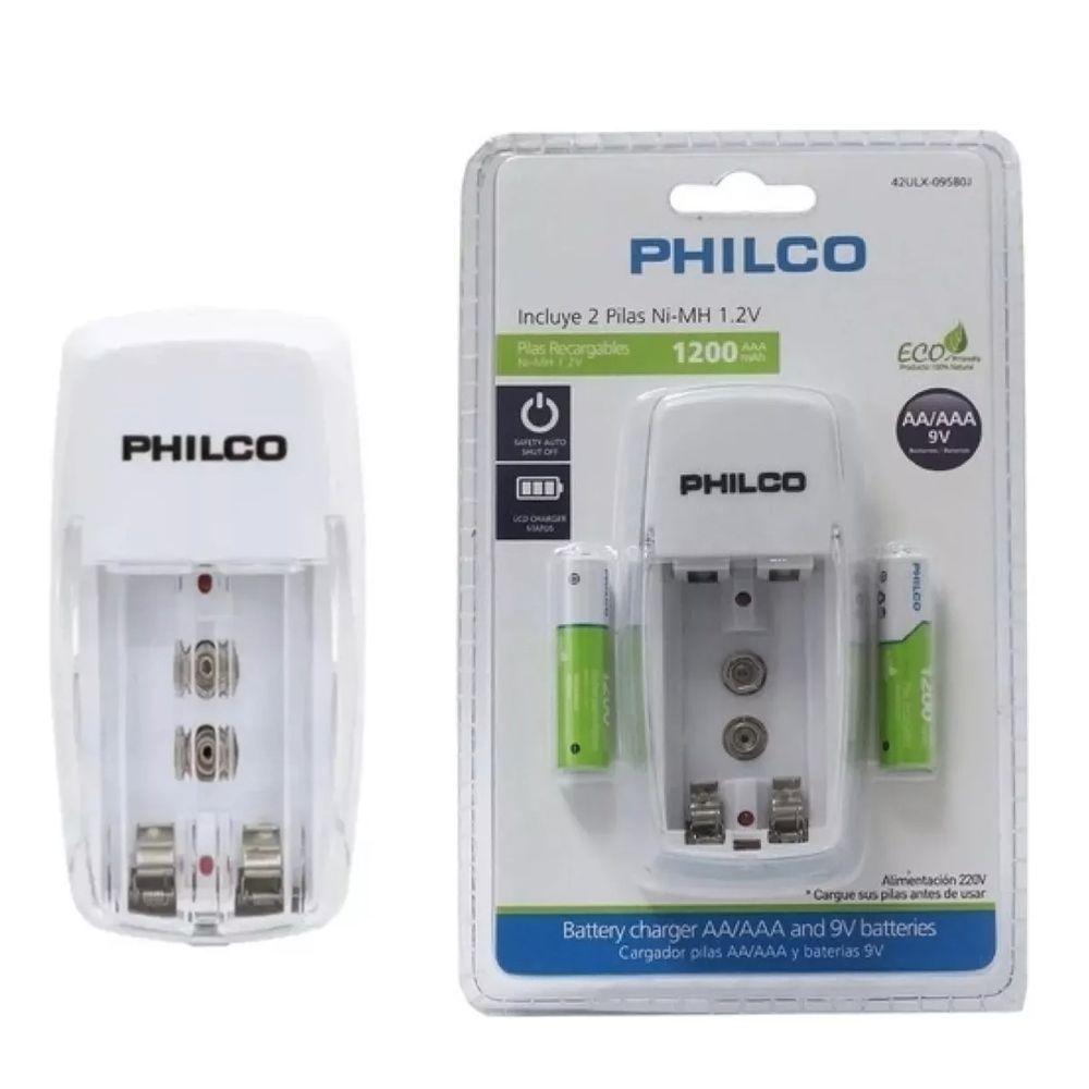 Cargador Con Pila Aaa Philco 1100 Mah-2