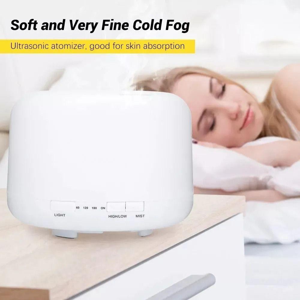 Humidificador Ultrasonico Humificador Aire Difusor 500ml Color Blanco-2