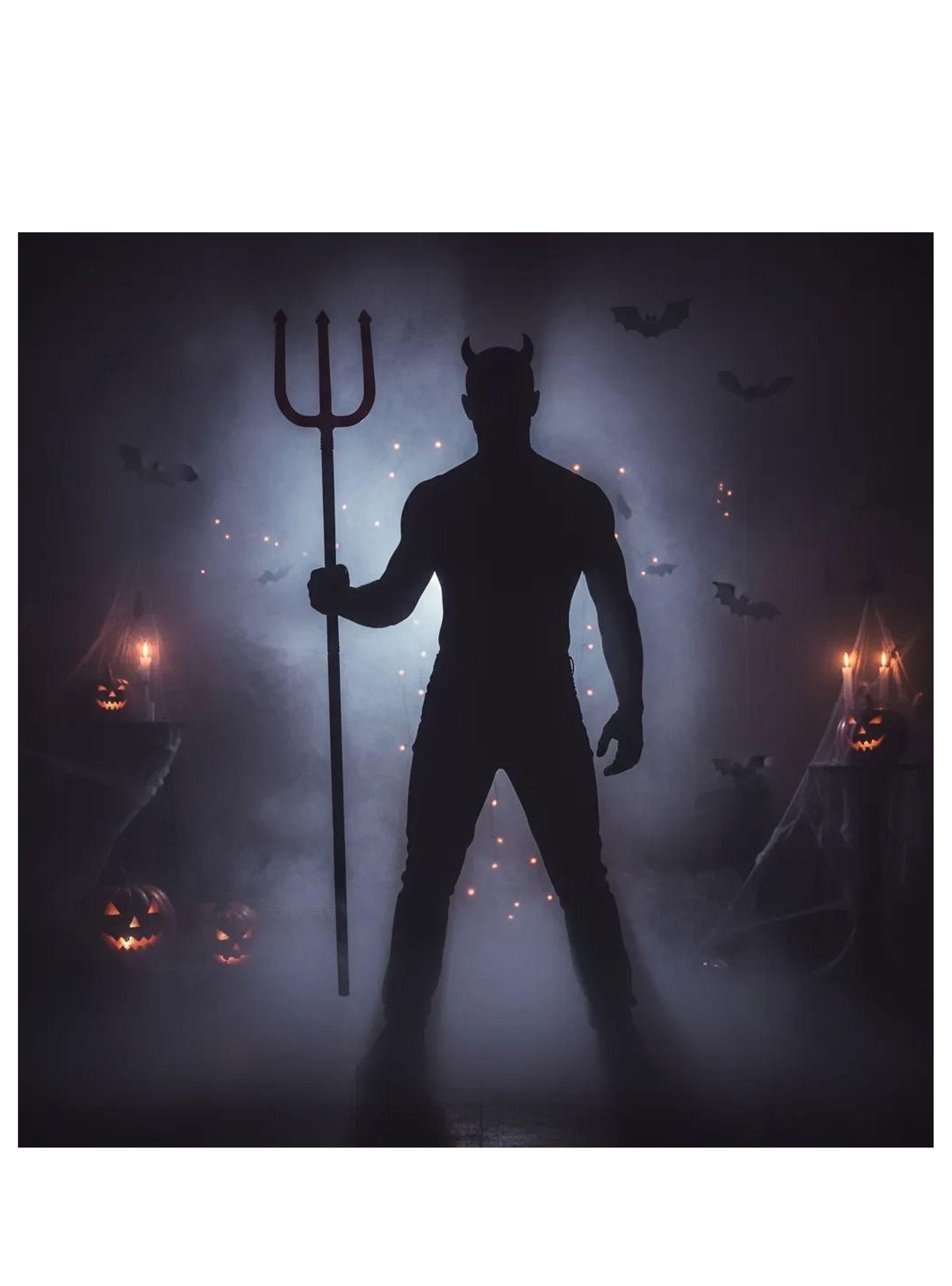 Tridente Diablo / Accesorio / Decoración / Fiesta Halloween-1