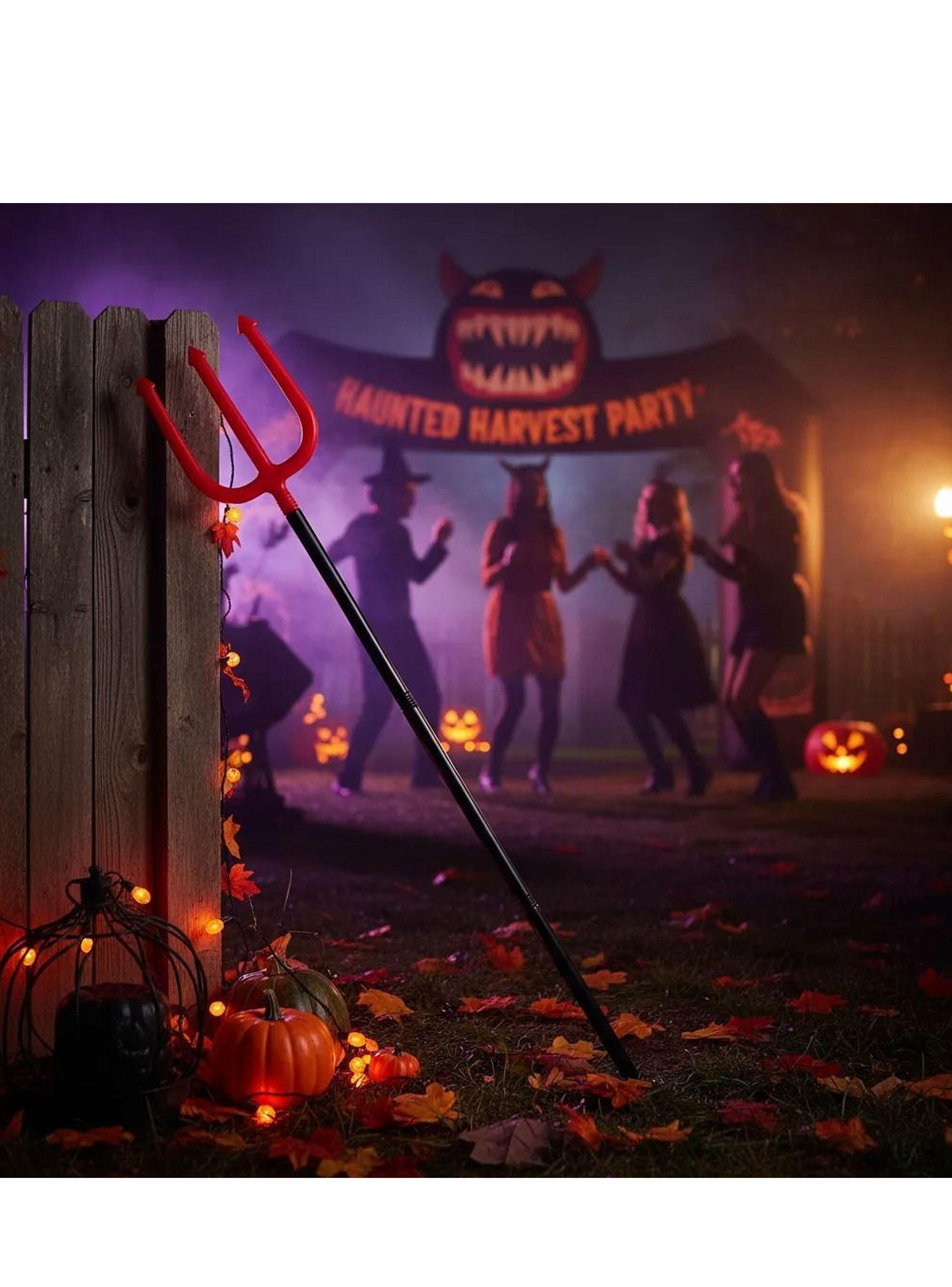 Tridente Diablo / Accesorio / Decoración / Fiesta Halloween-2