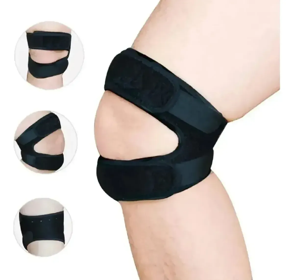 Pack X2 Rodillera Menisquera Doble Soporte Ortopedica Rotula-7