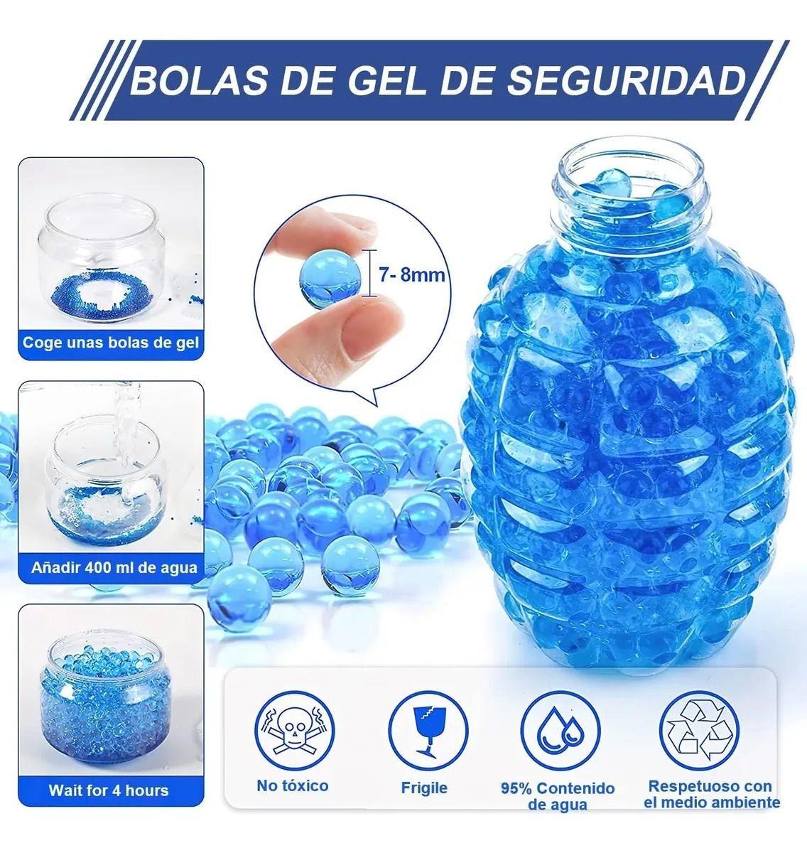 Pistola Hidrogel Disparo Automatico 6 Accesorios-2