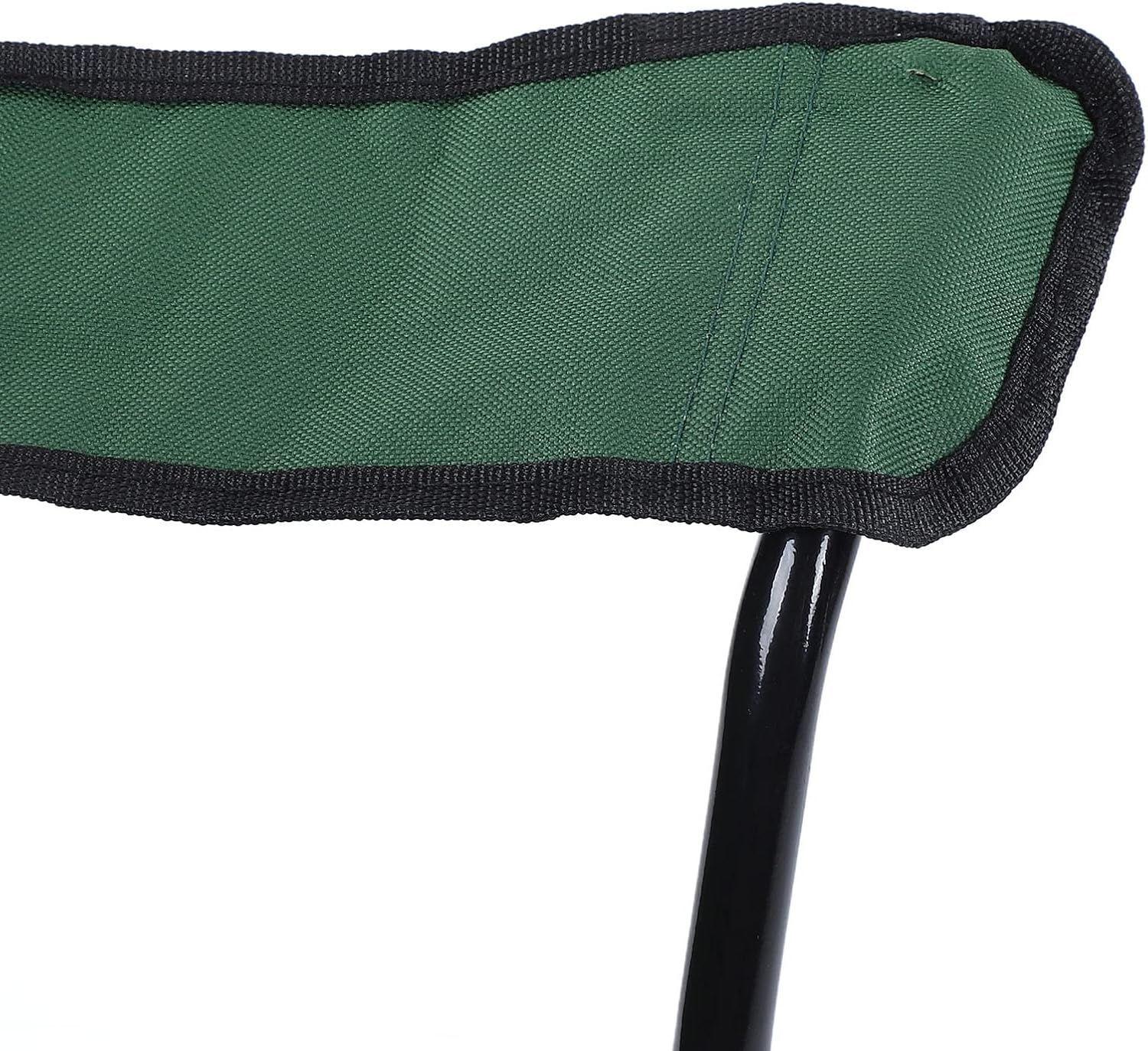 Silla Plegable Portátil Para Camping Playa + Bolsa Verde-6