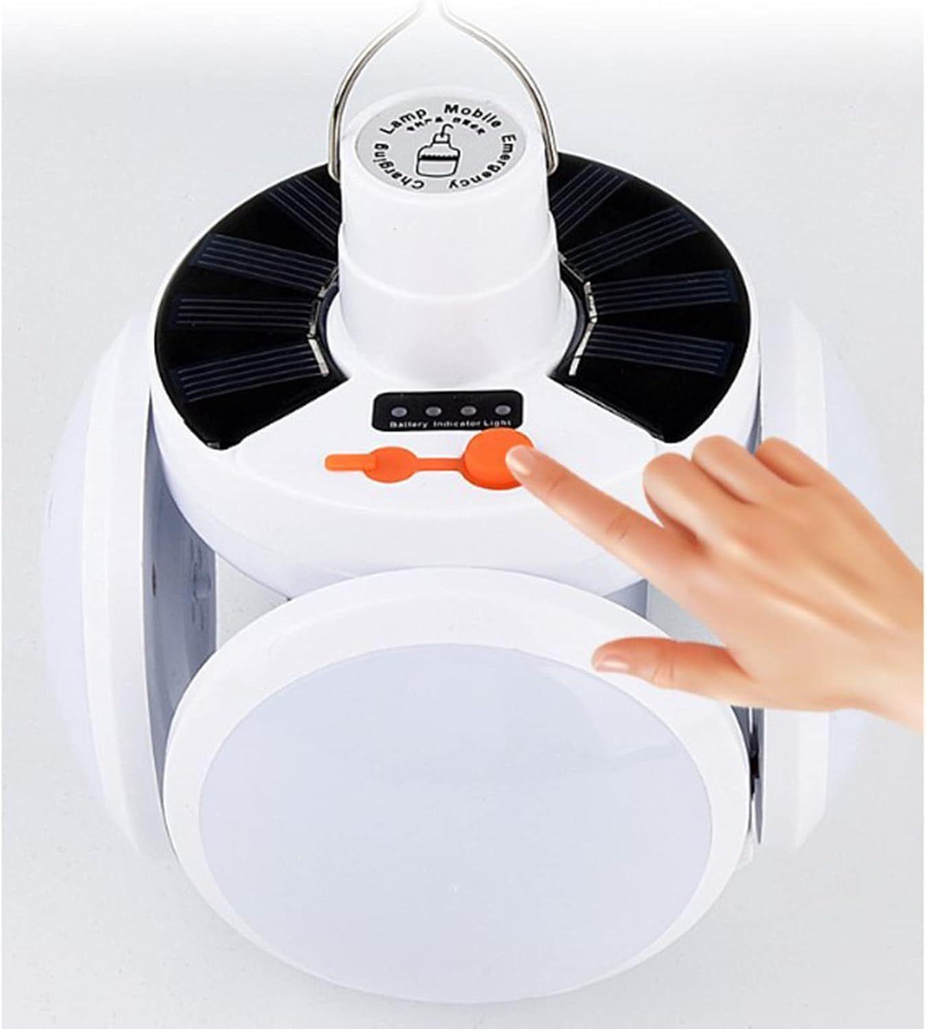Ampolleta Solar Led De Emergencia Recargable /f297-4