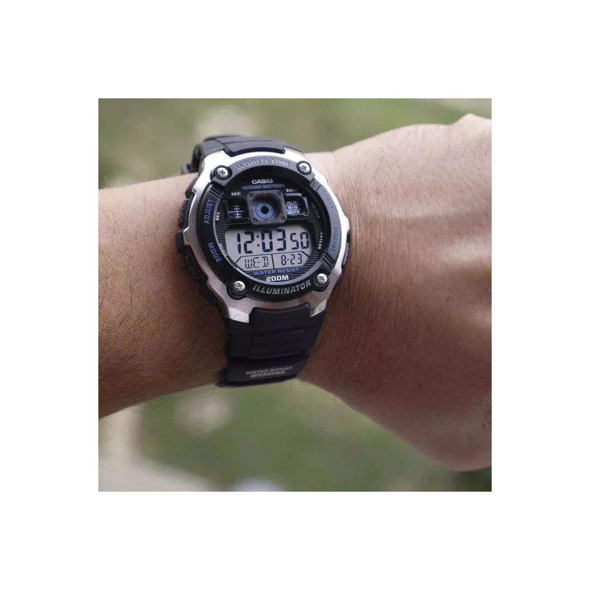 Reloj casio h digital resina ae-2000w-1bv-4
