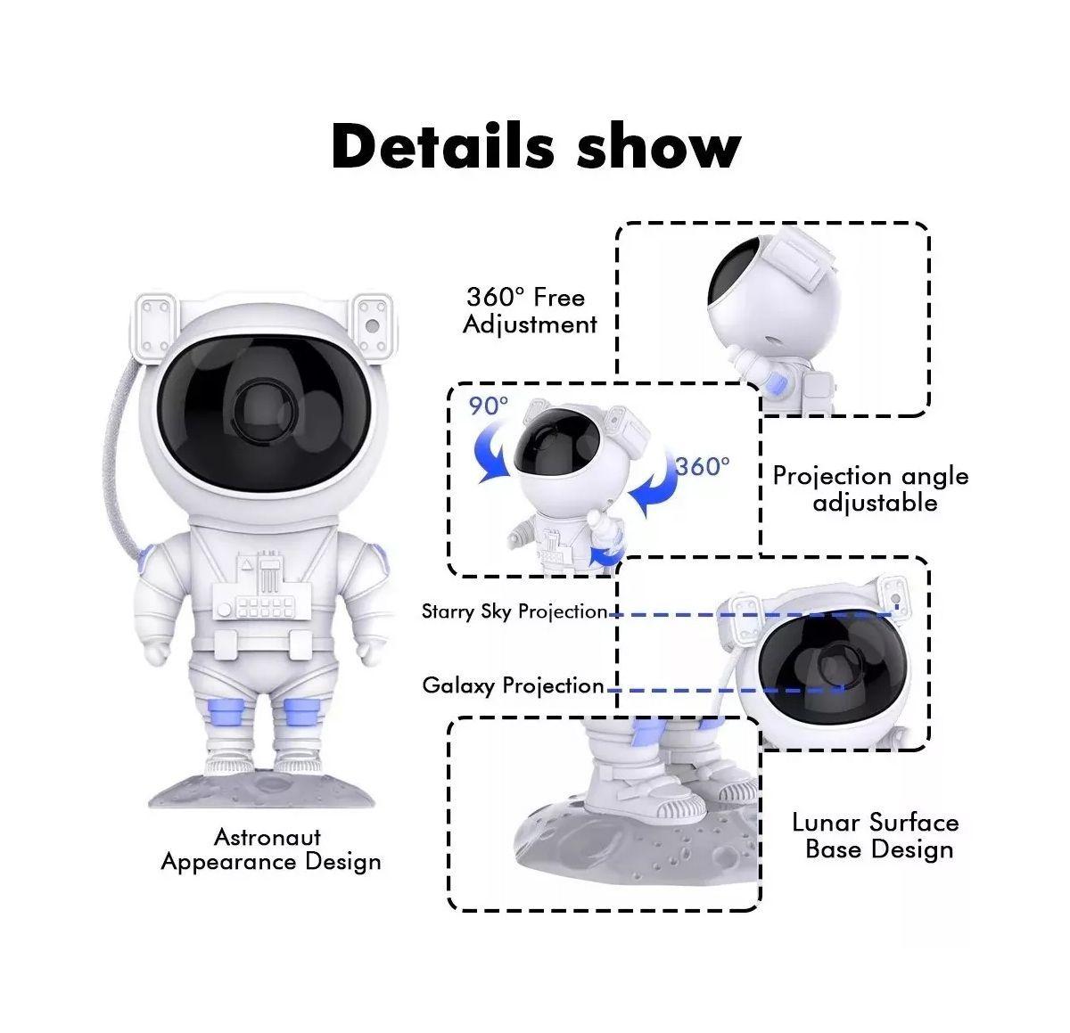 Lámpara De Astronauta Proyector De Estrellas-2