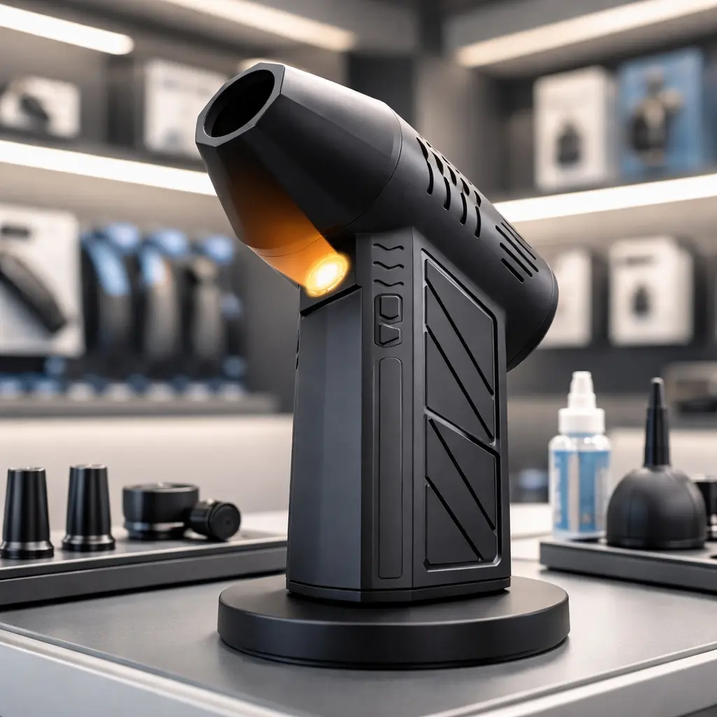Mini Soplador Turbo Jet Inalambrico Para Barberia Fogata-7