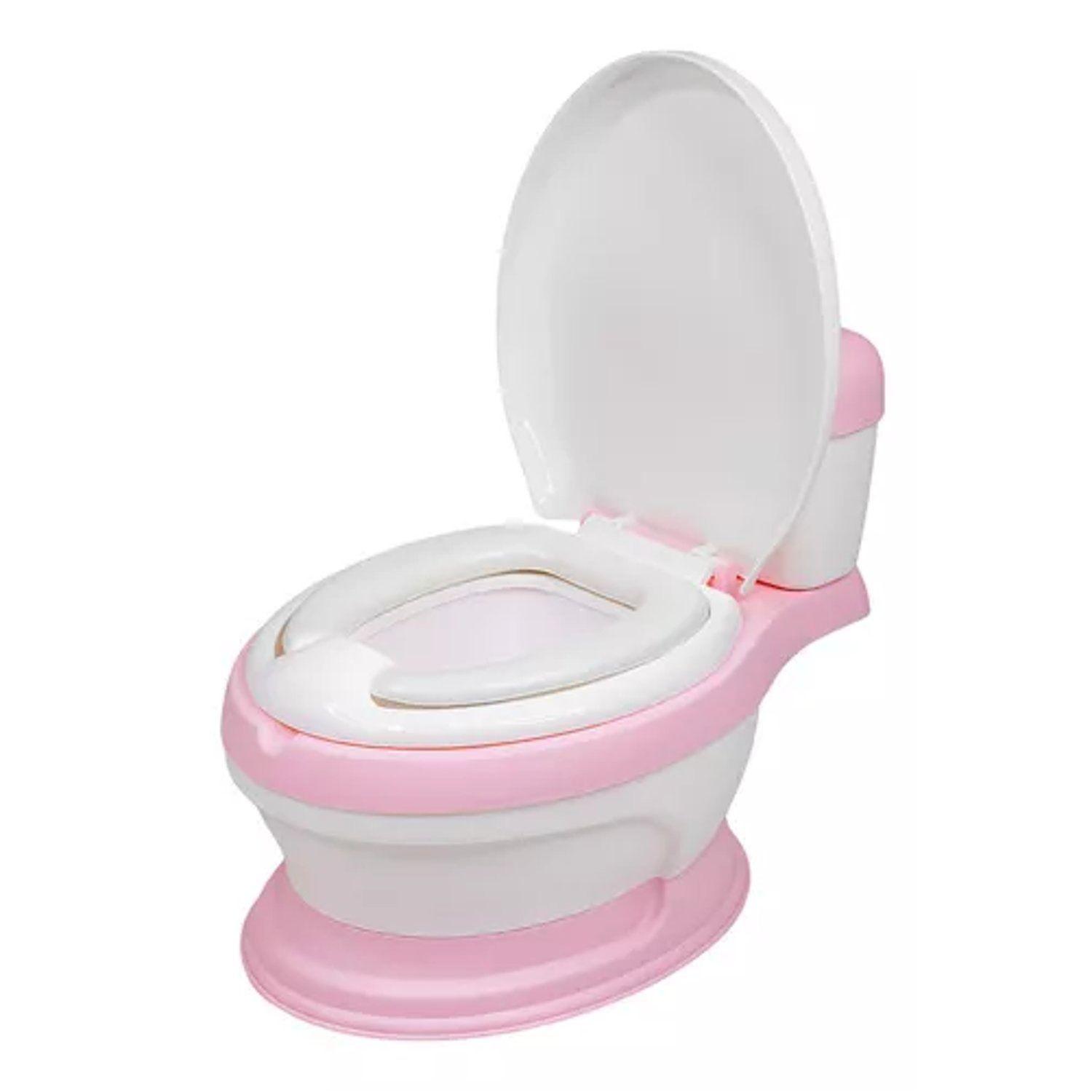 Bañito Entrenador Niños Baño Asientocolor Rosa Liso-1