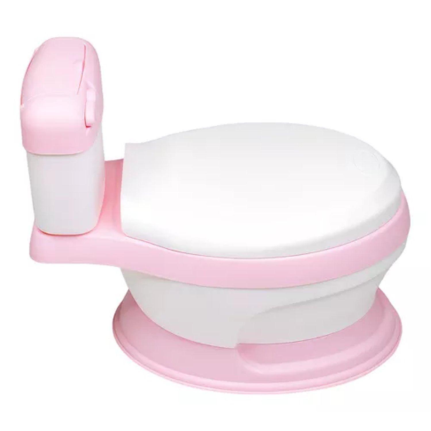 Bañito Entrenador Niños Baño Asientocolor Rosa Liso-3