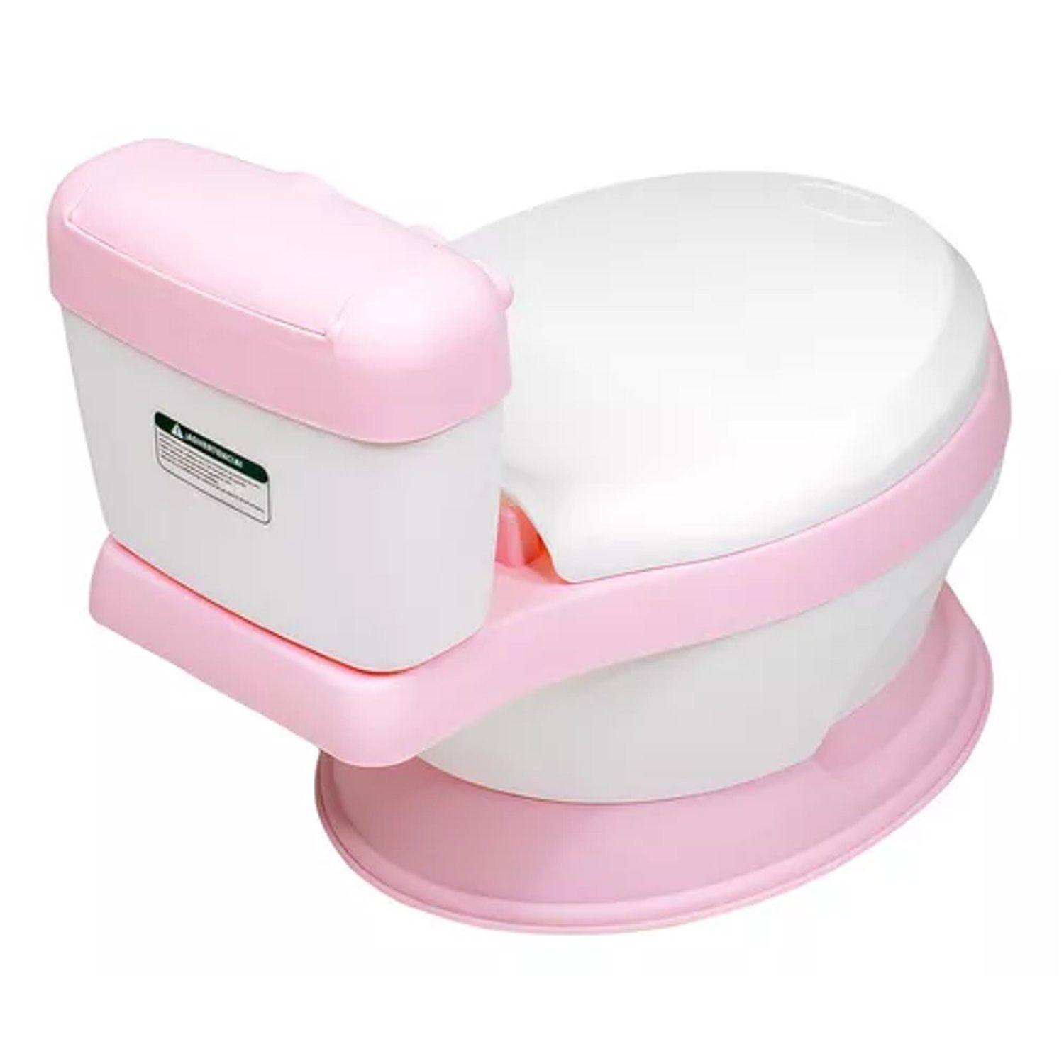 Bañito Entrenador Niños Baño Asientocolor Rosa Liso-4