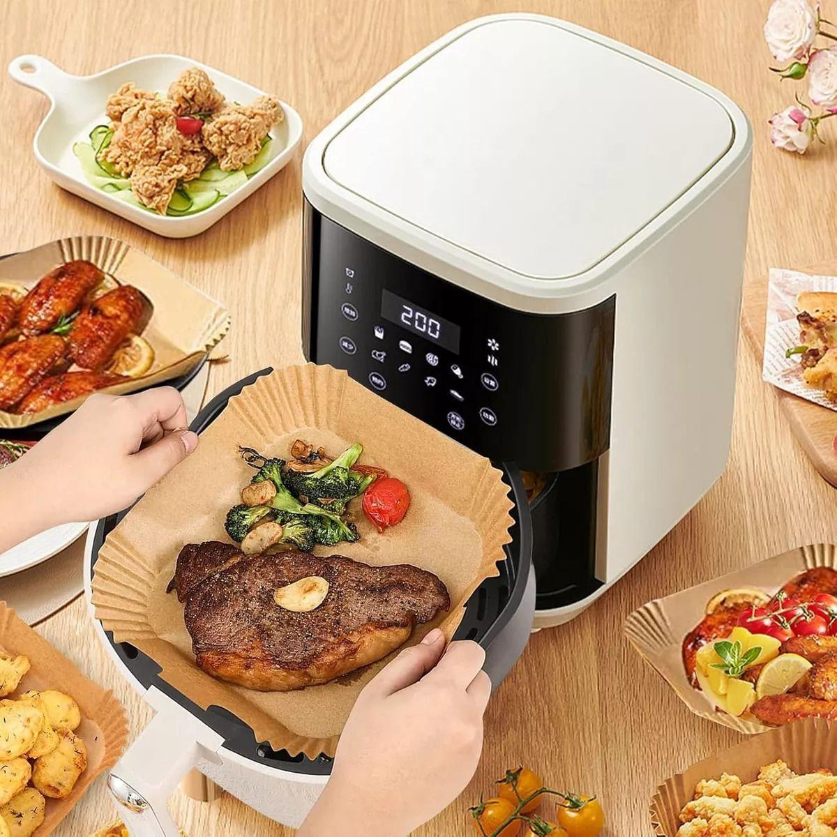 100 Papel Cesto Para Freidora Airfryer Aire-2