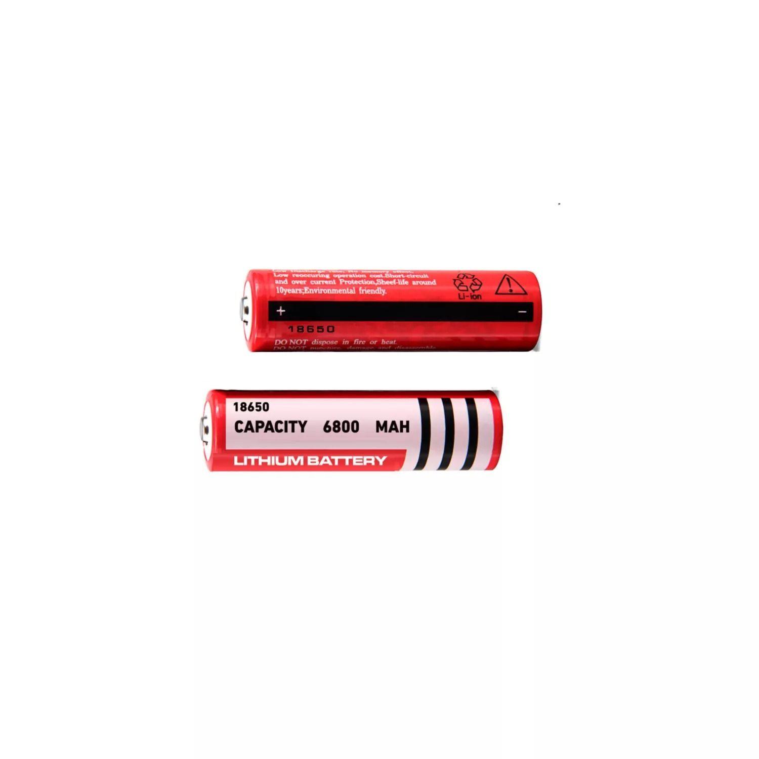 Pack De Baterías Recargables 18650 High Power 6800 Mah 3.7v-4
